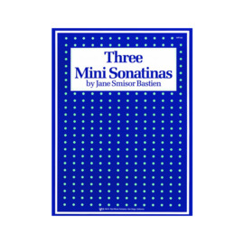 WP139 - Three Mini Sonatinas - Level 1,2 - Bastien