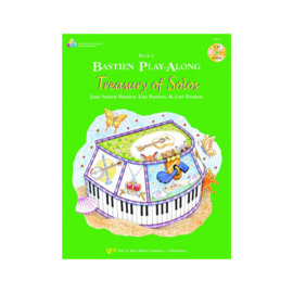 KP17 - Bastien Play-Along Treasury Of Solos - Book 2 - Level 2,3,4