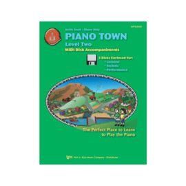 MP102MD - MIDI Disk Accompaniments - Level 2 - Piano Town - Keith Snell