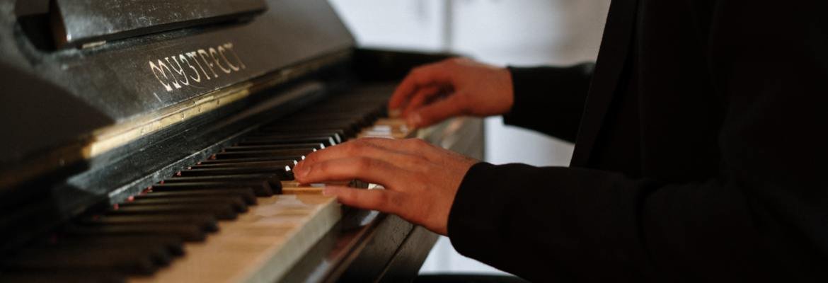 Man playing the piano