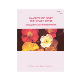 WP37 - Favorite Melodies The World Over, Level 1 - Older Beginner Piano - Bastien