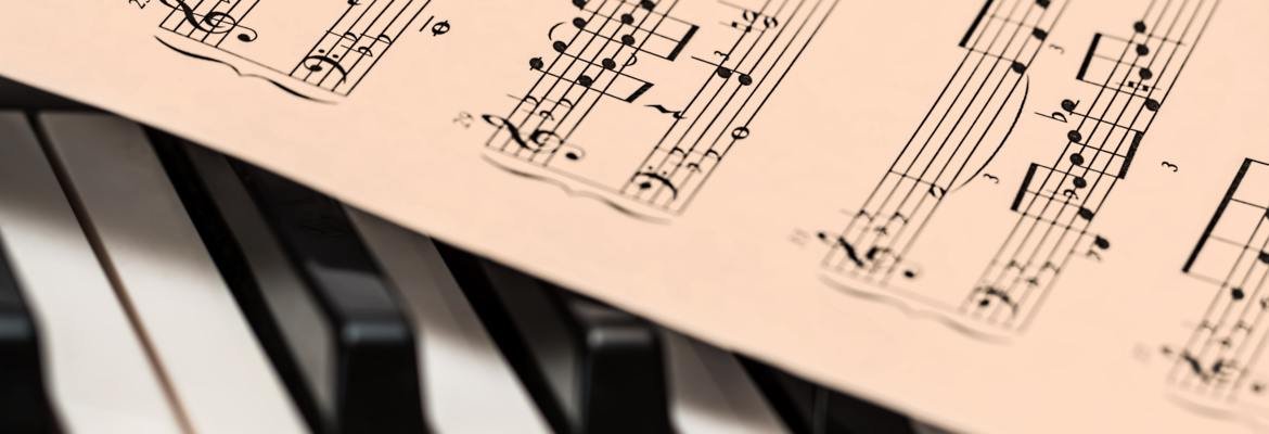 Piano and piano notes