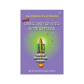 KP27 - More Lines and Spaces Note Speller - Level 2 - Bastien Theory Boosters