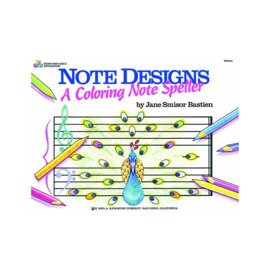 WP251 - Note Designs - A Coloring Note Speller - Level 1 - Bastien