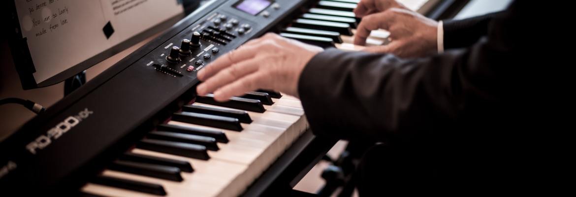 Playing the piano