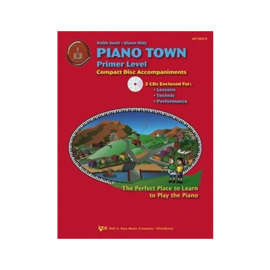 MP100CD - Accompaniments - Primer - Piano Town - Keith Snell