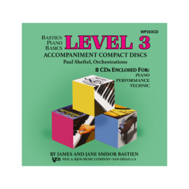 Bastien Piano Basics: Accompaniment CDs - Level 3 Complete