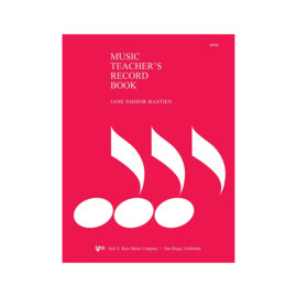 WP28 - Music Teachers Record Book - Bastien