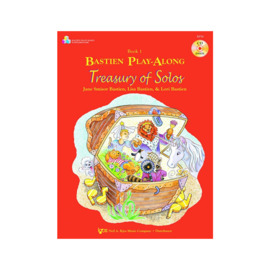 KP16 - Bastien Play-Along Treasury Of Solos - Book 1 - Level 1,2,Primer