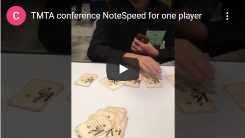 Notespeed Level 4 uses Treble C up to High C