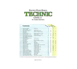 Bastien Piano Basics: Technic - Level 3 thumbnail 2