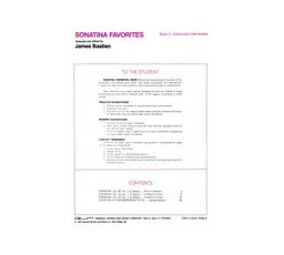 GP99 - Sonatina Favorites - Book 3 - Level 6 - Bastien thumbnail 2