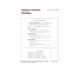 GP97 - Sonatina Favorites - Book 1 - Level 4 - Bastien thumbnail 2