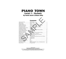 MP121 - Piano Town - Technic - Level 1 - Keith Snell thumbnail 2