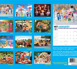 Faber Piano Adventures - 2017 My First Piano Adventure Calendar thumbnail 2