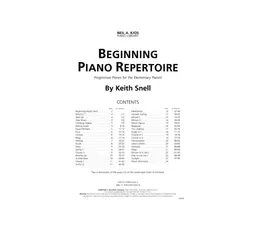 GP449 - Beginning Piano Repertoire - Level 1 - Keith Snell thumbnail 2