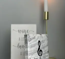 I Love Music Beverage Napkins thumbnail 5
