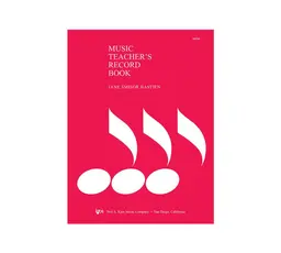 WP28 - Music Teachers Record Book - Bastien thumbnail 1