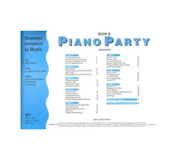 WP271 - Piano Party - Book B - Bastiens Invitation to Music - Primer thumbnail 2