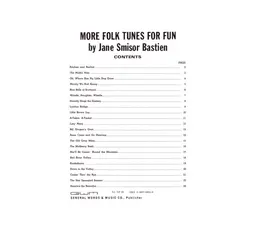 GP26 - More Folk Tunes For Fun - Level 3 - Bastien thumbnail 2