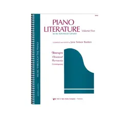 GP441 - Piano Literature - Volume 5 - Level 7 - Bastien thumbnail 1
