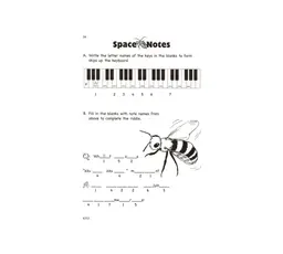 KP23 - Lines and Spaces Note Speller - Bastien Theory Boosters - Level 1 thumbnail 2