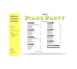 WP272 - Piano Party - Book C - Bastiens Invitation to Music - Primer thumbnail 2