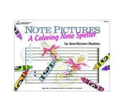 WP250 - Note Pictures - A Coloring Note Speller - Level 1 - Bastien thumbnail 1