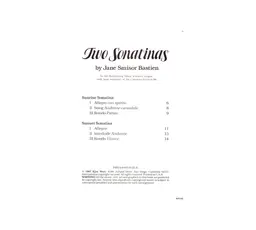 WP235 - Two Sonatinas - Level 4 - Bastien thumbnail 2
