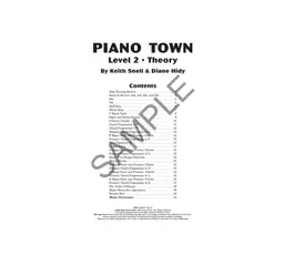 MP112 - Piano Town - Theory - Level 2 - Keith Snell thumbnail 2
