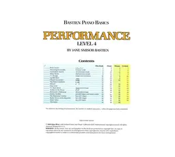 Bastien Piano Basics Performance - Level 4 thumbnail 2