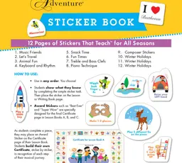 My First Piano Adventure® - Sticker Book thumbnail 4
