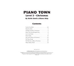 MP143 - Piano Town Christmas - Level 3 - Keith Snell thumbnail 3