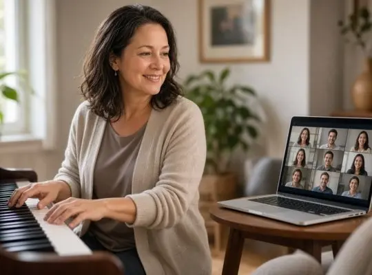 Online Piano Lessons for Teachers: Pros, Cons, and How to Teach Well Remotely