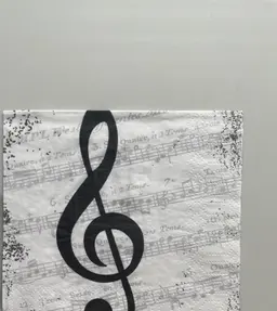 I Love Music Beverage Napkins thumbnail 9