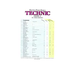 Bastien Piano Basics Technic - Level 1 thumbnail 2