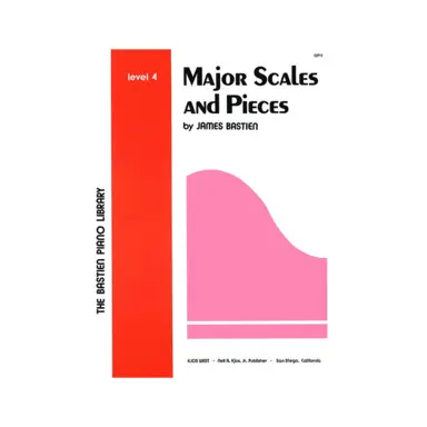 GP11 - Major Scales & Pieces - Level 4 - Bastien