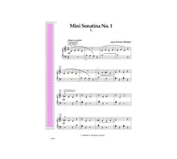 WP408 - More Mini Sonatinas - Elementary - Bastien thumbnail 3