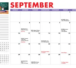 Faber Piano Adventures - 2017 My First Piano Adventure Calendar thumbnail 6